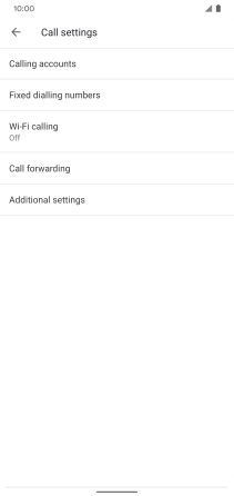 Press Additional settings.