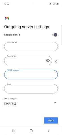 Press the field below 