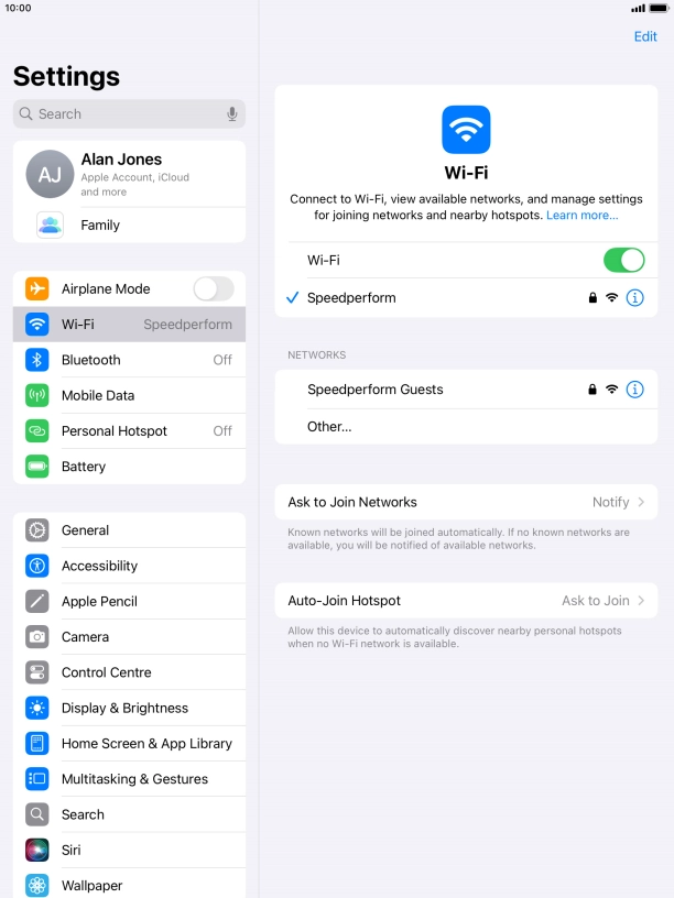 Press the Home key to return to the home screen.