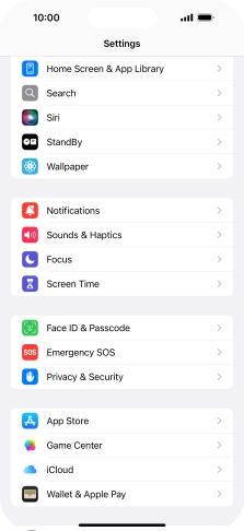 Press Home Screen & App Library.
