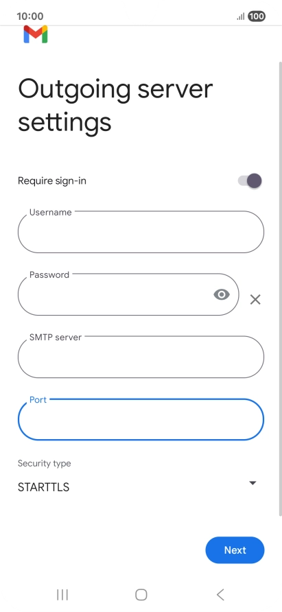 Press the drop down list below 