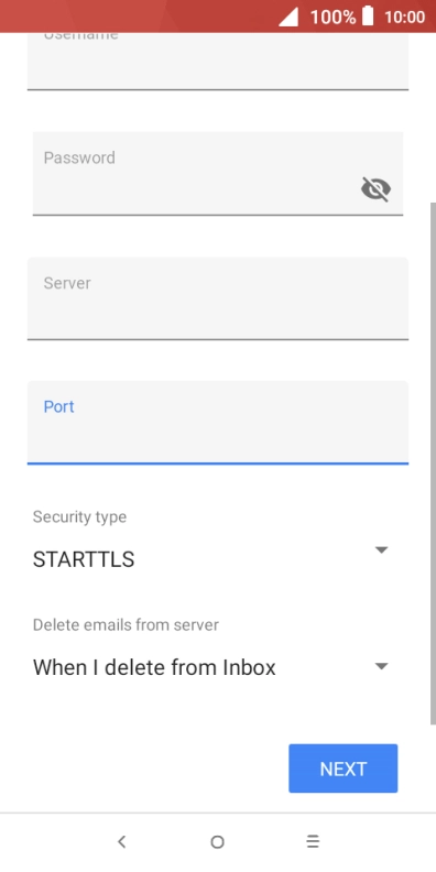 Press the drop down list below 