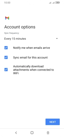 Press the drop down list below 