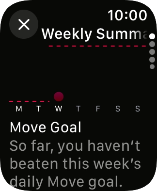 Press the Digital Crown several times to return to the main menu.