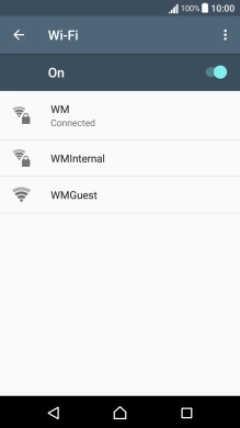 Press the Home key to return to the home screen.