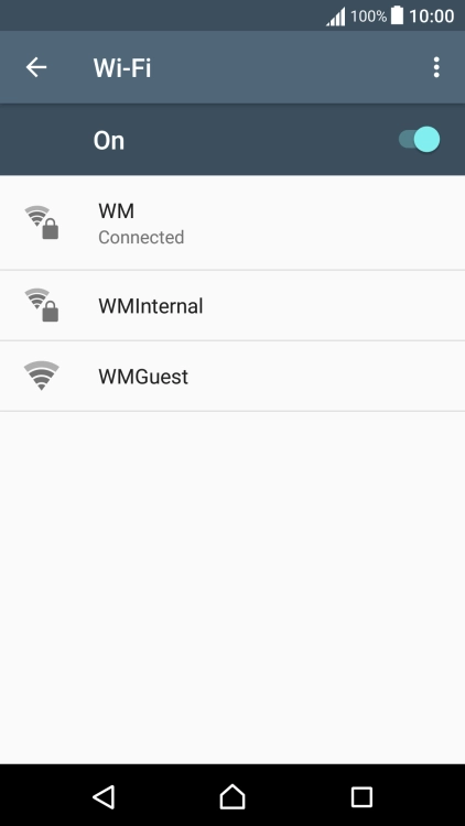 Press the Home key to return to the home screen.