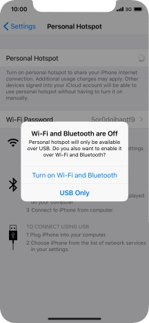 If Wi-Fi is turned off, press Turn on Wi-Fi and Bluetooth.
