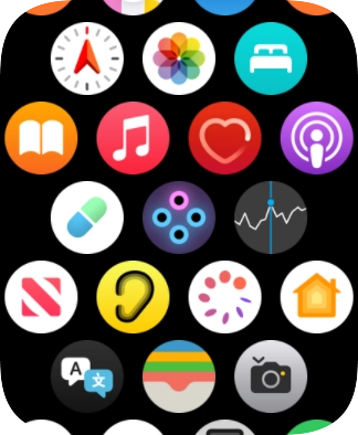 Press the music player icon.