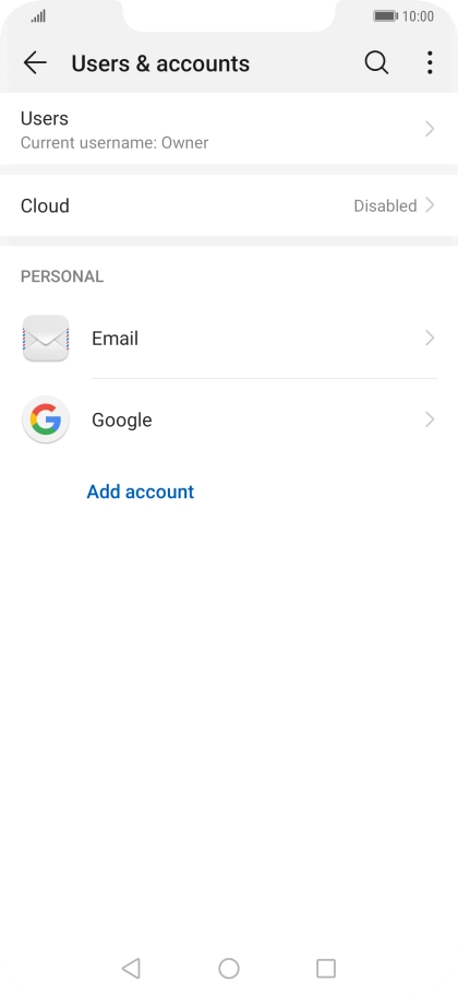 Press the Home key to return to the home screen.