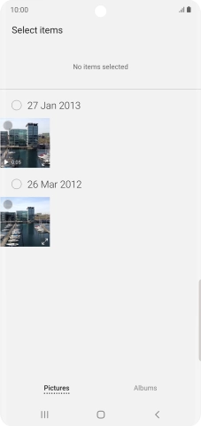 Press the required picture.