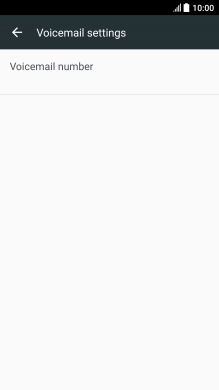 Press Voicemail number.