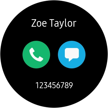 Press the call icon.