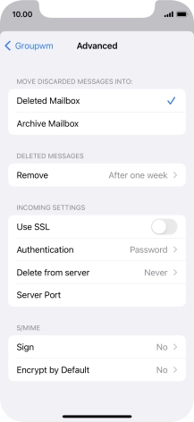 Press Authentication.