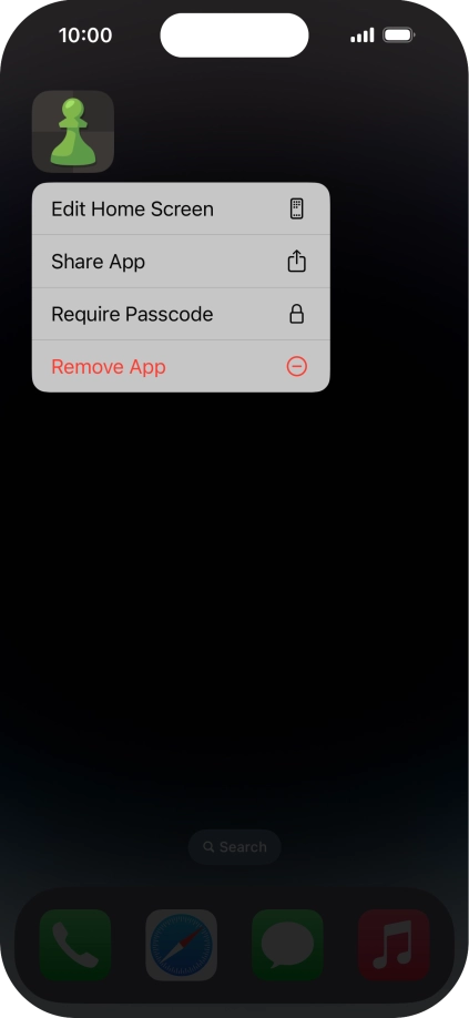 Press Require Passcode.