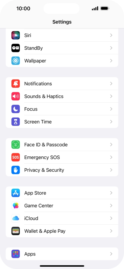 Press Emergency SOS.