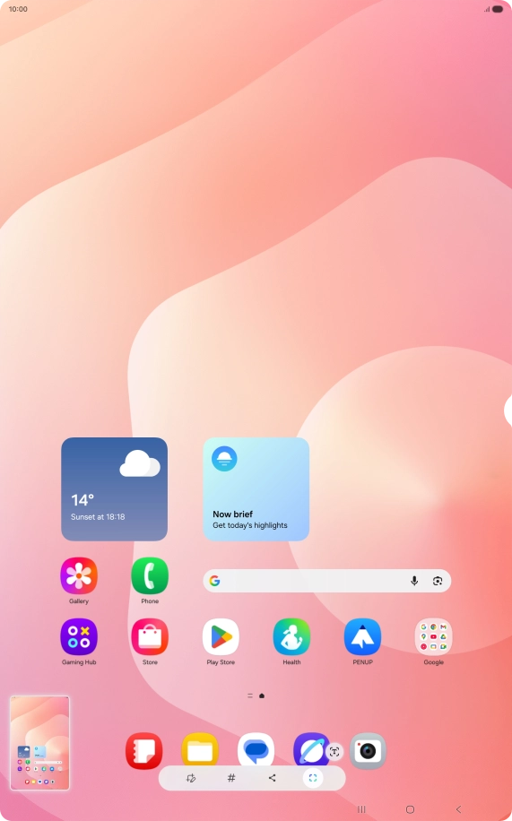 To edit your screenshot, press the screenshot and follow the instructions on the screen to make the required changes.