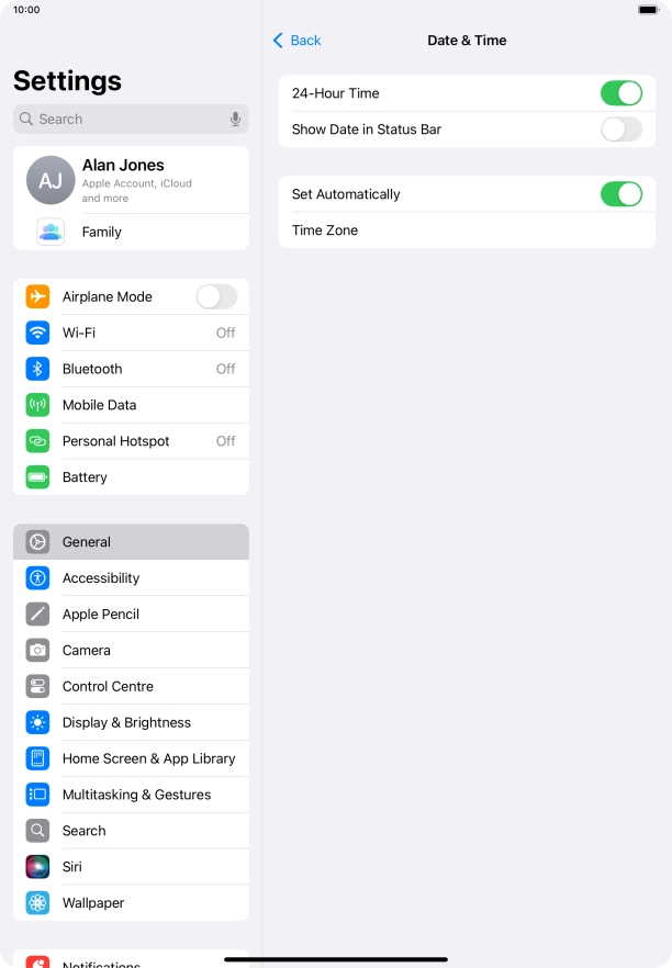 Slide your finger upwards starting from the bottom of the screen to return to the home screen.