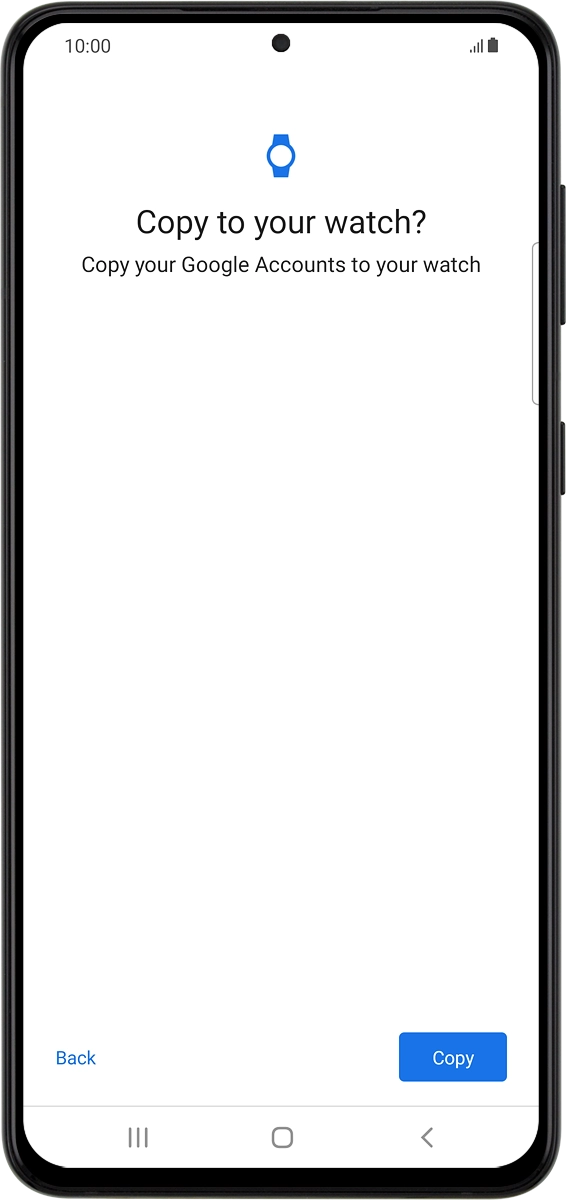 On your phone: Press Copy.