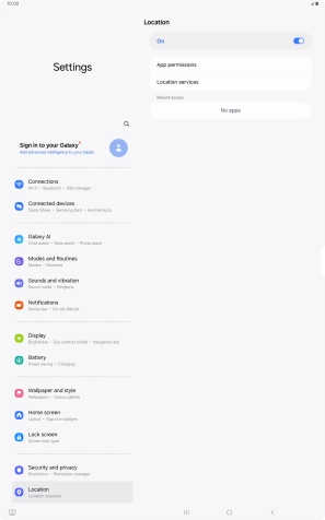Press App permissions.