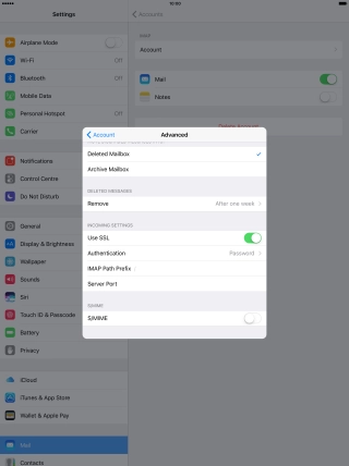 Press Authentication.