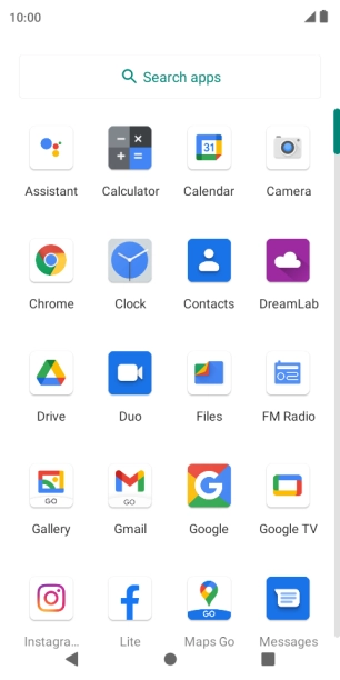 Press Gallery and go to the required folder.