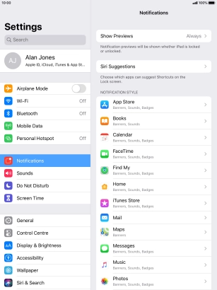 Press Show Previews.
