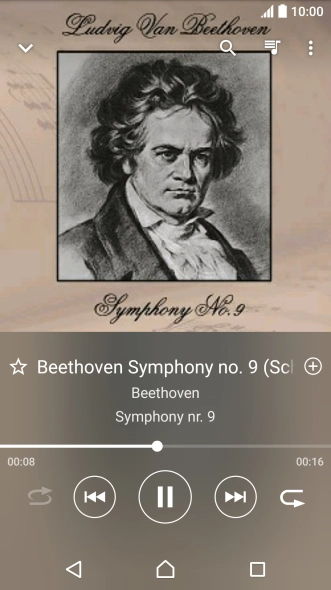 Press arrow right to go to the next audio file.