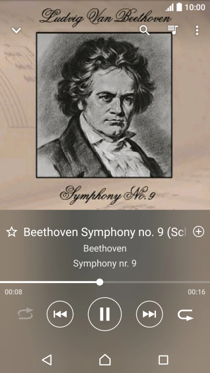 Press arrow right to go to the next audio file.