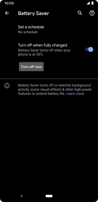 Press the Home key to return to the home screen.