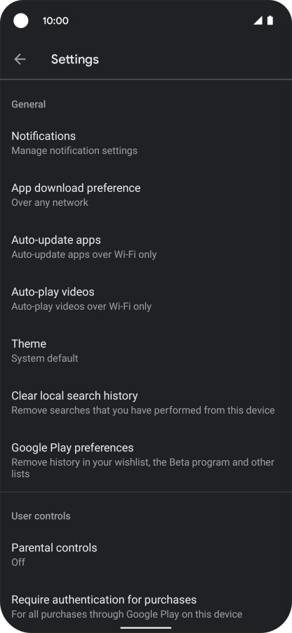 Press Auto-update apps.