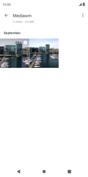 Press and hold any picture or video.