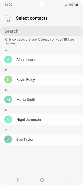 Press the field above 