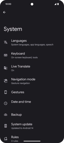 Press Date and time.