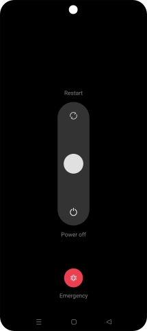 Press and drag the circle downwards.