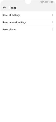 Press Reset phone.