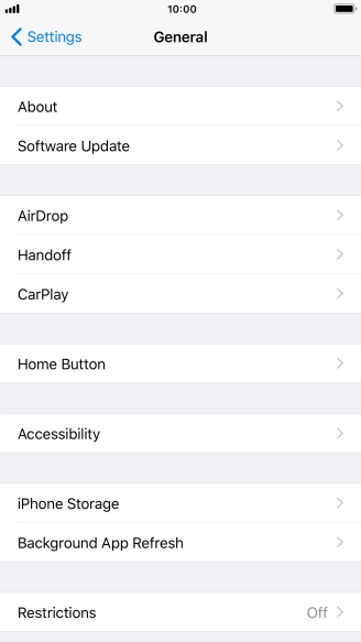 Press Accessibility.