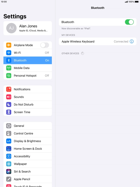 Press the Home key to return to the home screen.