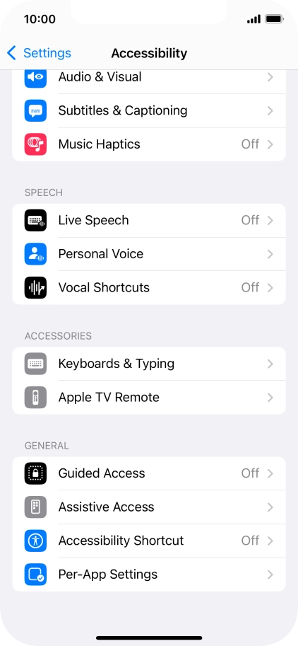 Press the required category below 