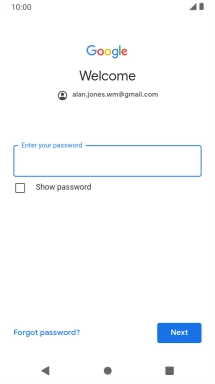Press the field below 