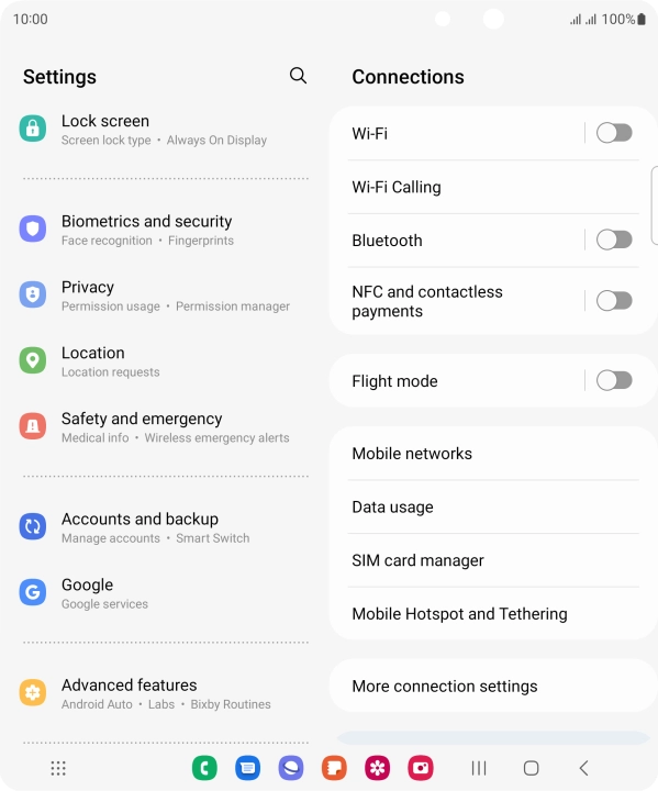 Press Accounts and backup.