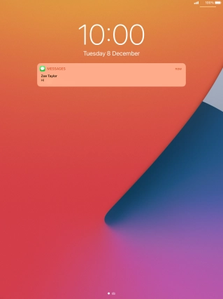 Press the required notification and follow the instructions on the screen to use the selected function.