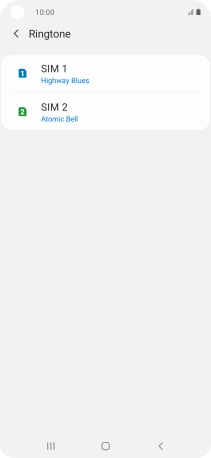 Press the Home key to return to the home screen.
