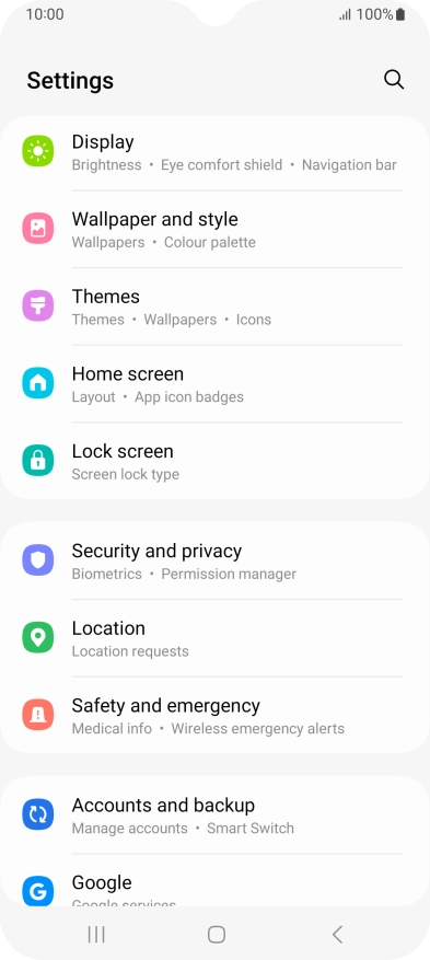 Press Accounts and backup.