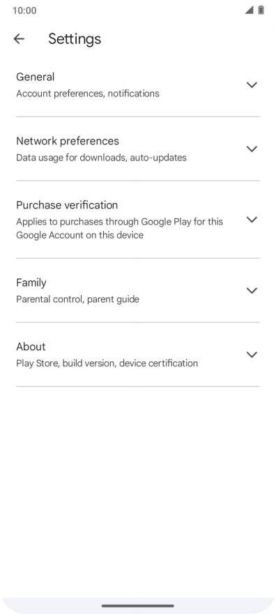 Press Network preferences.