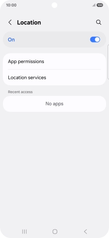 Press App permissions.