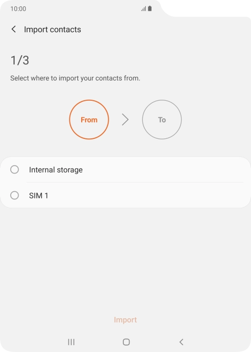 Press the name of the SIM.