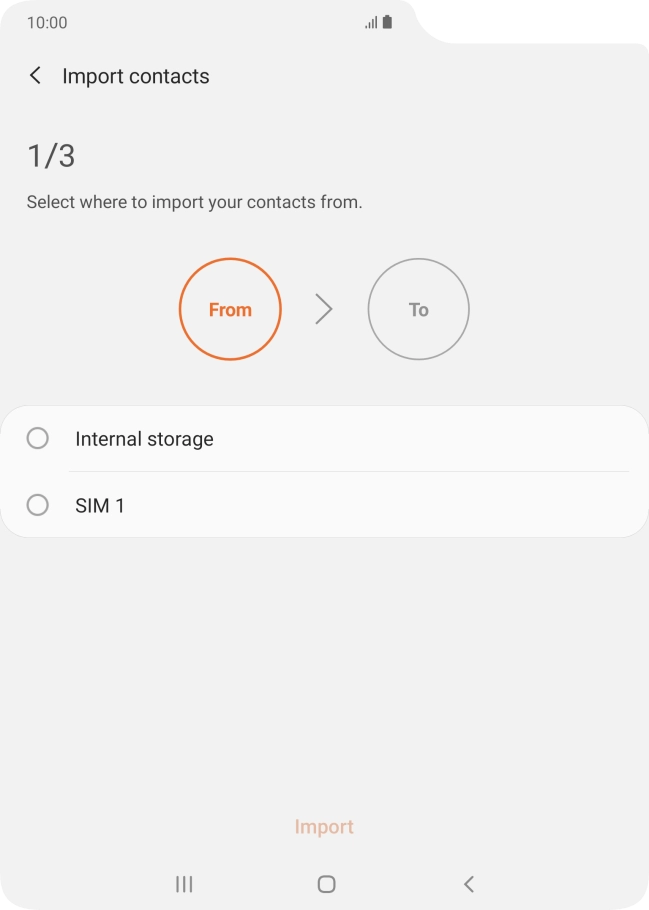 Press the name of the SIM.