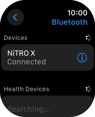 Press the Digital Crown several times to return to standby mode.