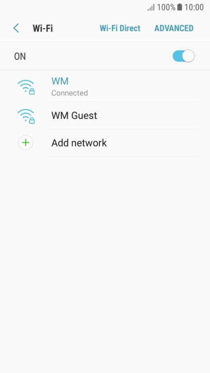 Press the Home key to return to the home screen.