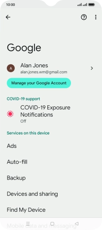 Press Find My Device.